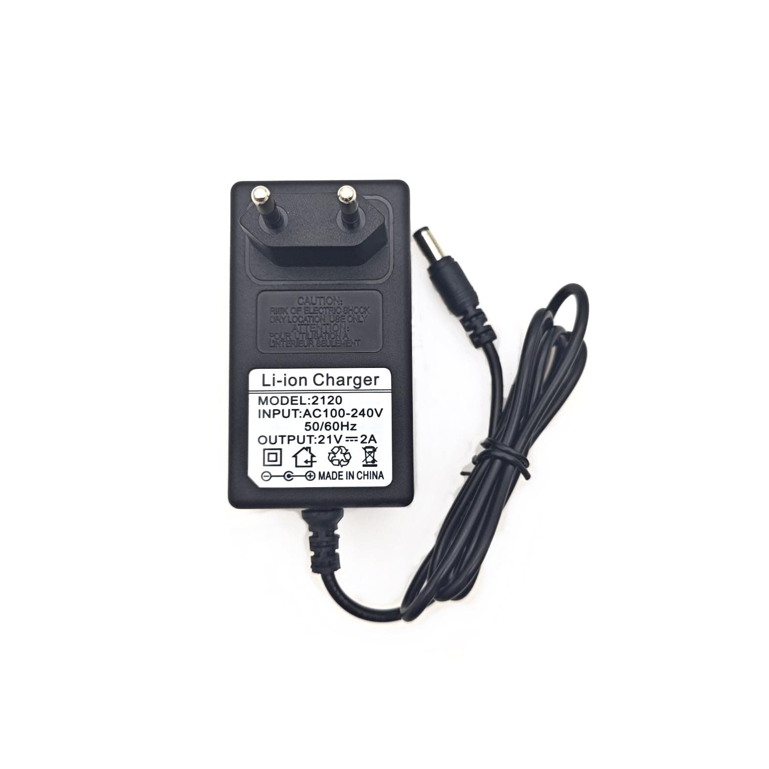 JZK 21V 2A 42W Netzteil Ladegerät Ersatz, AC zu DC Netzteil mit Ladekabel und Kontrollleuchte Angebot bei HelloDeals