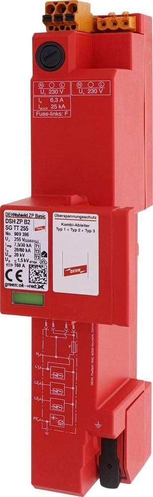 DEHN 909396 DSH ZP B2 SG TT 255 Überspannungsschutz-Ableiter 1St.