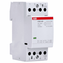 ABB ESB25-40N-06 Installationsschütz (Schließer) – 25 A 4 NO 230–240 V AC/DC 4-polig 36 mm für DIN-Hutschiene geräuscharm 1SAE231111R0640