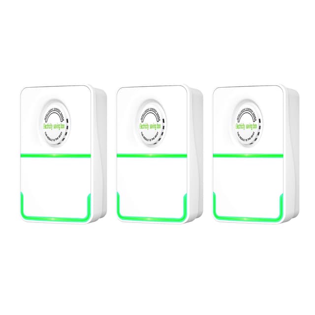 3PCS Stromsparer Stromspar-Box, Haushaltsenergiesparer für Startseite Markt Büro (EU-Stecker) EU-Stecker EU-Stecker