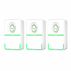3PCS Stromsparer Stromspar-Box, Haushaltsenergiesparer für Startseite Markt Büro (EU-Stecker) EU-Stecker EU-Stecker