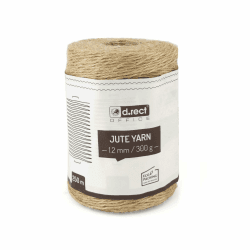 D.RECT 250m Jute-Schnur Natur Braun Jute-Kordel | Packschnur Geschenk-Band Bastelschnur Dekokordel | 1,2mm Dicke | Für: Verpackung, DIY Kunst-Handwerk, Floristik, Dekoration 1 Stück 250m Angebot bei HelloDeals