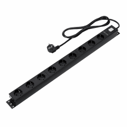 Amazon Basics Steckdosenleiste, robustes Metall, Überspannungsschutz, Rechteckig, 9 Steckdosen (EU-Stecker), 600 Joule, 1,8 m langes Kabel, Schwarz Angebot bei HelloDeals