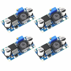 Step Down Converter, Buck Converter, Step Down Wandler Modul, Netzteil Abwärtsmodul, für Beleuchtung, Drohnen und Luftaufnahmen, DC-DC 3A, 3.2-35V zu 1.25-35V, 4 Stück Angebot bei HelloDeals