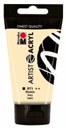 Marabu 12200002971 - Artist Acryl elfenbein 75 ml, feine Acrylfarbe in Künstlerqualität, auf Wasserbasis, pastose Konsistenz, hoch pigmentiert, sehr gute Brillanz und Deckkraft Angebot bei HelloDeals
