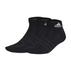 adidas Unisex Thin And Light Ankle Socks 3 Pairs Knöchelsocken 43-45 Black / White Angebot bei HelloDeals