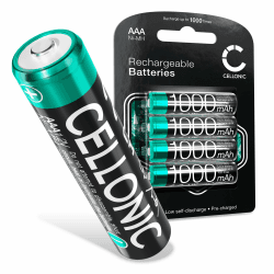 4X CELLONIC AAA Akku kompatibel mit Siemens Gigaset A400, A415, AS405, A510, AS690, C430, C530HX, CL660HX, E560, E290A 4X 1.2V 1000mAh Angebot bei HelloDeals