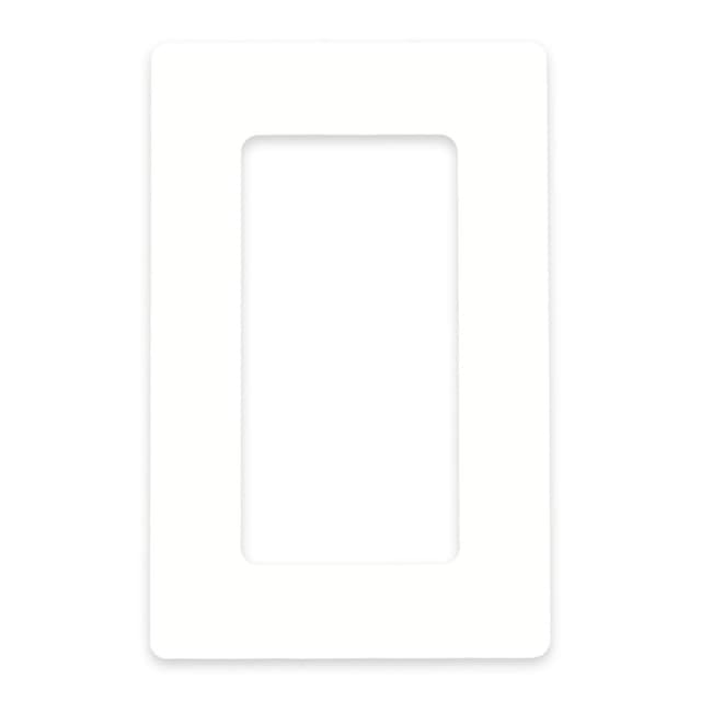 in-outdoorshop Tapetenschutz Tapetenschoner Dekorrahmen Wandschutz Rahmen Blende für Lichtschalter und Steckdose (transparent, 2-fach) transparent 2-fach