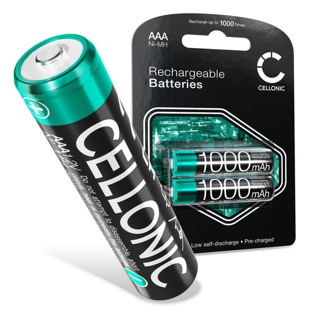CELLONIC 2X AAA Ersatzakku für Siemens Gigaset A400, A415, AS405, AS690, C430, C430A, C530HX, CL660, CL660HX, E290, S810 Telefon Ersatz Akku 1000mAh wiederaufladbare Batterie Telefonakku