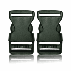 BOB-KRAFT - Steckschnalle 20mm / 25mm / 30mm / 40mm / 50mm, Steckverschluss, Kunststoff Klickverschluss, Klippverschluss, Schnallen für Beckengurt, Ersatzschnalle für Rucksack, MADE IN EU