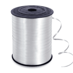 450 Meters Geschenkband Silber - Silber 5mm Geschenkbänder luftballon schnur - luftballon band Luftballons Hochzeit Geschenkverpackung für Weihnachtsdeko, Ballonverschlüsse, Geschenkverpackung silver