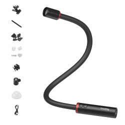 SMALLRIG RM03 LED Licht für Makrofotografie, Einstellbarer Abstrahlwinkel, 5 Farben CRI 95+, Makro-Armlicht für Kamera mit Cold Shoe Adapter, Klemme, Diffusor, Torblende, IP54 Wasserdicht – 5480 Angebot bei HelloDeals