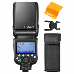 Godox TT685II-S TT685II S Kamera Blitzgerät für Sony, 2,4 G Wireless HSS GN60 Blitzgerät Kompatibel mit Sony Digitalkameras a9 a7 a7II a7III a7R III a7RII a7SII a6000 a6300 a6500 TT685IIS
