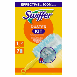 Swiffer Staubmagnet Starter-Set (1 Griff + 7 Nachfülltücher) Fängt Und Schließt 3-mal Mehr Staub Und Haare Ein Als Herkömmliche Staubwedel Angebot bei HelloDeals