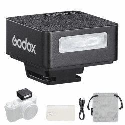 Godox iM20 Kamerablitz,Eingebauter Akku mit 5-Stufen Blitzleistung für Canon/Sony/Fuji/Nikon/Panasonic/Olympus, für Kameras mit Single-Contact Hotshoe Angebot bei HelloDeals