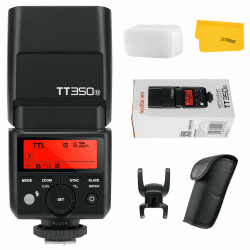GODOX TT350O Blitzgerät für Olympus Panasonic Kamera, TTL 2.4G Wireless GN36 1/8000s HSS Speedlite, Mini Kamera Blitzgerät kompatibel für Panasonic Olympus Kamera Single