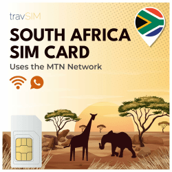 travSIM Südafrika SIM-Karte | Nutzt das MTN-Netz | 100GB Mobile Daten mit 4G-Geschwindigkeit|SIM-Karte für Südafrika kann bis zu 3 Geräte hotspotten. | Gültig für 30 Tage 30d - 100GB Angebot bei HelloDeals
