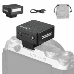GODOX iM20 Kamera-Blitz Mini Kamerablitz, 5 Stufen Blitzleistung, 6000K±200K 440 Full-Power Flashes Godox im20 Mini Flash für Canon Sony Nikon Fuji Olympus