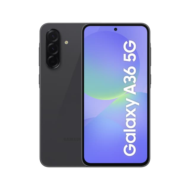 Samsung Galaxy A36 5G AI Smartphone ohne Vertrag, Simlockfreies AI Handy mit Android, 6 GB RAM, 128 GB Speicher, 50-MP-Kamera, Awesome Black, 2,5 Jahre Herstellergarantie [Exklusiv auf Amazon] Awesome Black 128 GB