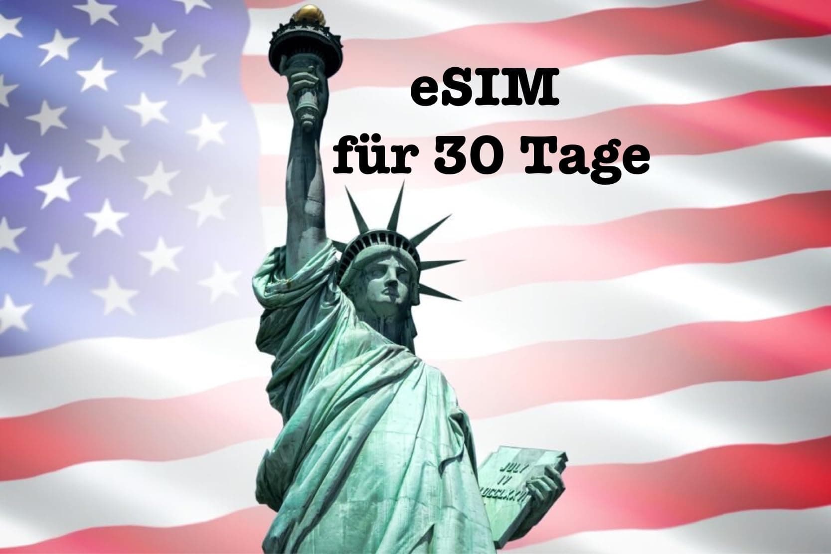 eSIM T-Mobile USA Reise eSIM 30 Tage gültig vom Power SIM Shop 30TG