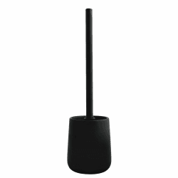 MSV "Maonie WC Bürste Toilettenbürste Klobürste WC Garnitur aus Keramik matt Schwarz Black