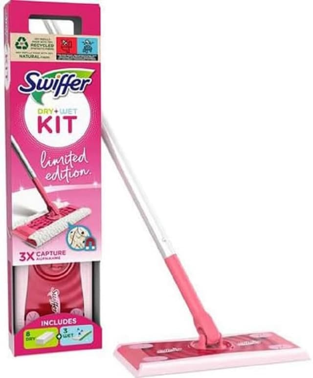 Swif Systemstarter (Bodenstab+8Tücher) pk Limited Edition pink