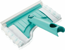 Leifheit Badwischer Bath Cleaner mit 360°-Drehgelenk, Fliesenwischer mit Mikrofaser Bezug und Click-System, Badreiniger für Fliesen und Fugen mit Abziehlippe und runder Aussparung für Amaturen Angebot bei HelloDeals