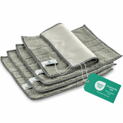 ELEXACLEAN Spültücher waschbar - Mikrofaser (Grau, 4er Set, 24x20cm) Spüllappen für Küche, Geschirr Grau 24x20 cm (4er Pack) Angebot bei HelloDeals