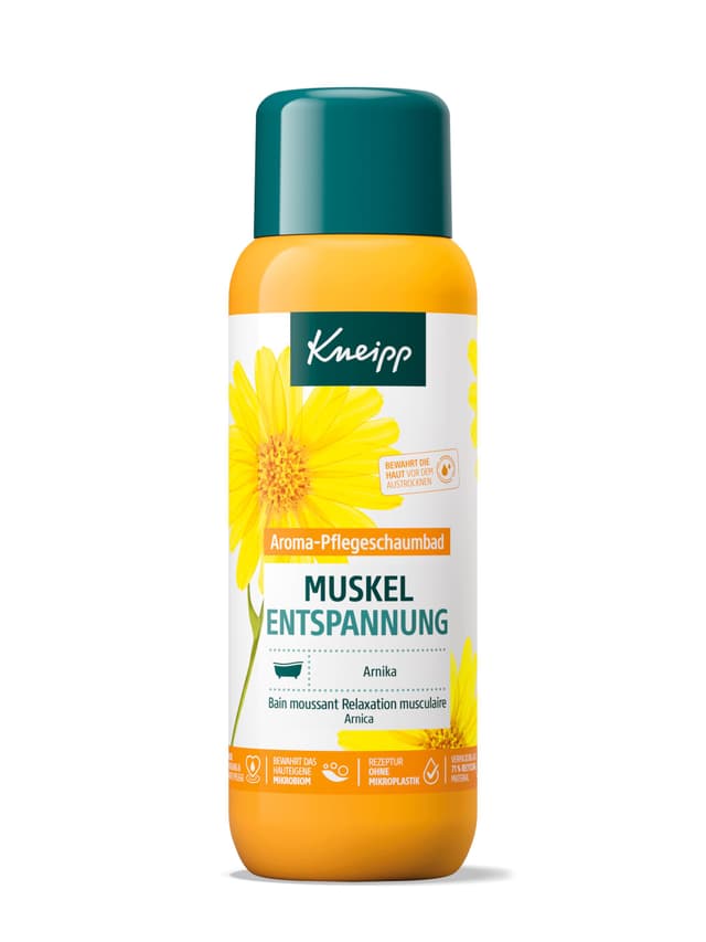 Kneipp Aroma-Pflegeschaumbad Muskel Entspannung - mit wertvollem Extrakt der Arnika - 400 ml Arnika 400 ml (1er Pack)
