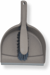 York Handfeger Und Schaufel Besen Und Kehrschaufel Set Kehrblech Kehrset Kehrgarnitur Putzset Hergestellt Aus Recycling Plastik Und Holzspänen ReSTART Taupe 23 x 33 x 10 cm Angebot bei HelloDeals