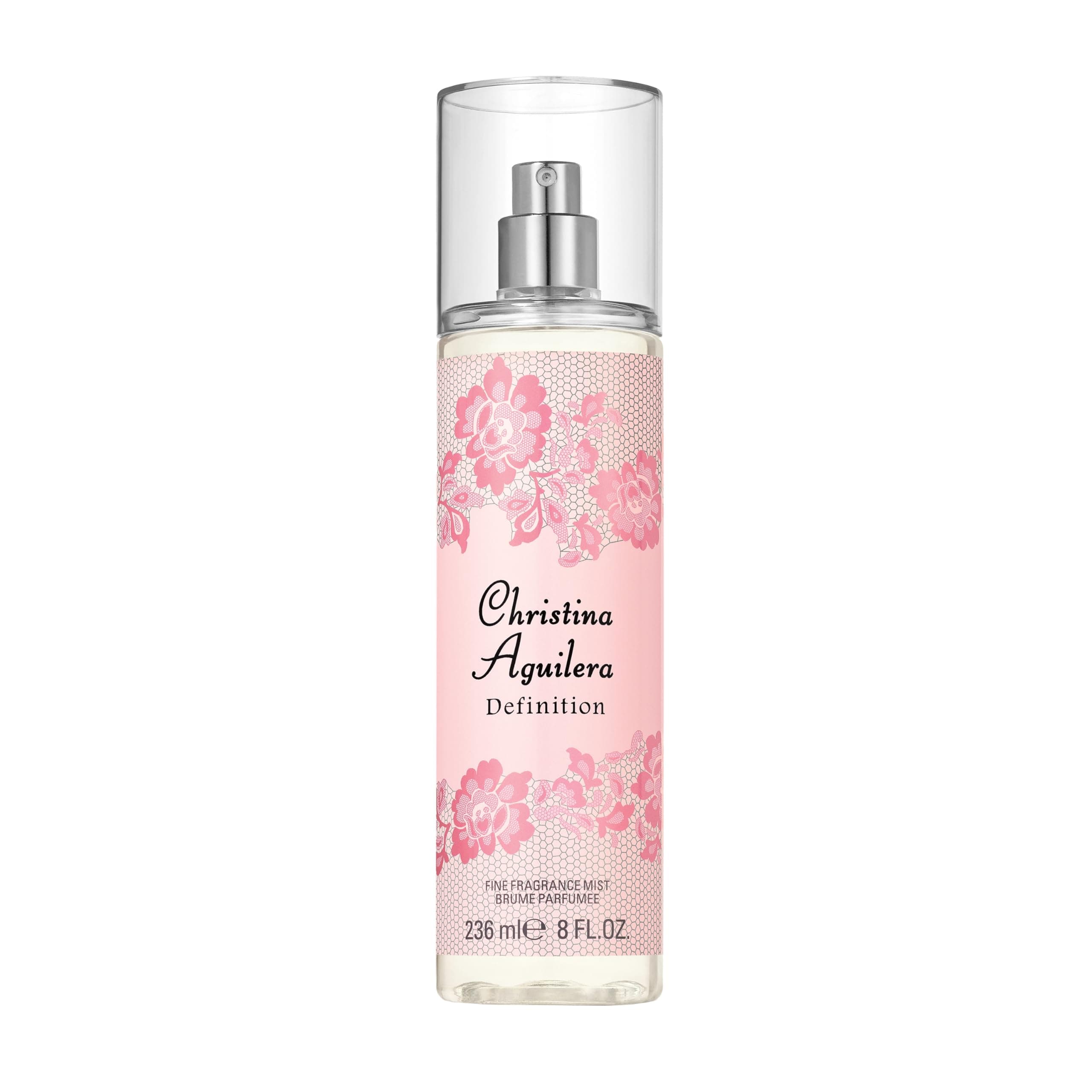 Christina Aguilera - Definition Fine Fragrance Mist, Leichtes Körperparfüm, mit Mandarine und Amber, Blumen- und Zitrusnoten, Erfrischender Duft, Ideal für den Sommer, Parfüm für Damen, 236 ml 236 ml (1er Pack)