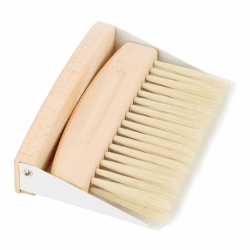 Mini Kehrblech und Handfeger Besen, Schaufel und Besen Set, Tischbesen Besen und Kehrschaufel Set, Handbesen mit Kehrschaufel Mini Besen Tischfeger Tischbürste Krümelbürste (Holzfarbe) Angebot bei HelloDeals