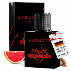 SYXGOTT HEARTBREAKER Männerparfum mit Pheromon Öl | Extrait de Parfum für Herren | Parfumprobe inklusive | intensiv, würzig und erfrischend | perfekter Herbst & Winterduft Angebot bei HelloDeals