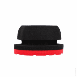 NIGRIN Hand-Polierschwamm, Hexagonform für sicheren Halt, Wabenstruktur für optimale Politurverteilung, Polierschwamm für präzises und effektives Polieren von Hand, rot/schwarz, 1 Stück Angebot bei HelloDeals