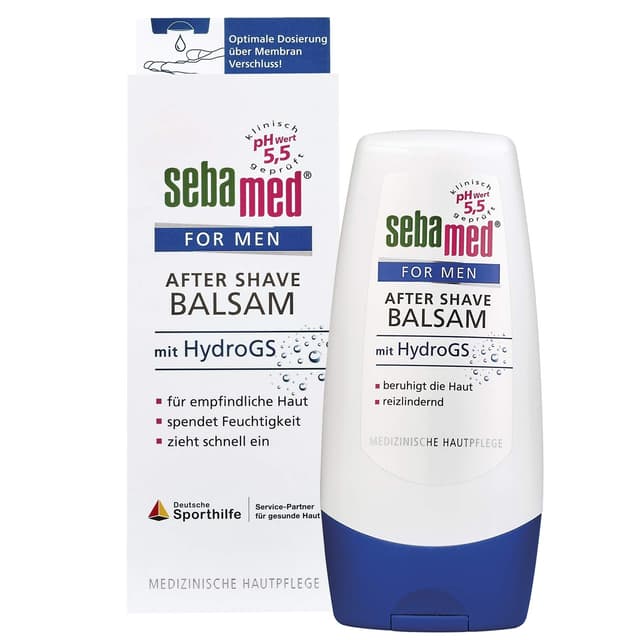 Sebamed for Men After Shave Herren Balsam, hilft gegen Rasurbrand, ist feuchtigkeitsspendend und hautberuhigend, ohne Mikroplastik, MADE in Germany 1