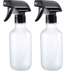 GearTrust Matt Klar 2 Stk Sprühflasche Pflanzen Zerstäuber Sprühflasche Haare Wassersprühflasche 300 ml, Kunststoff Leere Sprühflaschen zum Befüllen mit Verstellbare Sprühkopf für Garten, Haustier 2 Matt Angebot bei HelloDeals