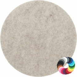 Design Filz Untersetzer rund Durchmesser 20cm, kamelhaar (HF047) für Glas, Getränke, Bar, Tasse, Vase Kamelhaar 20 cm Angebot bei HelloDeals