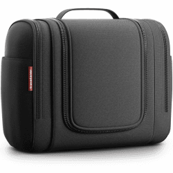 Travelaner Kulturbeutel zum Aufhängen für Damen, Herren und Kinder, 7 Liter Stauraum, 3-in-1 Kulturtasche, Kosmetiktasche für Reise, Waschtasche, Waschbeutel, Wasserabweisend, Schwarz Angebot bei HelloDeals