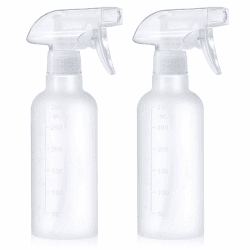 VEXPLO Sprühflasche Klein, Sprühflasche für Pflanzen Haare Reinigung Haustier, Einstellbarer Nebel/Strahl, 300 ml BPA-freies Kunststoff Spray Bottle 2er Pack 2 Elfenbeinweiß Angebot bei HelloDeals