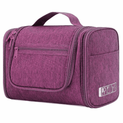 WANDF Groß Waschtasche, Kulturtasche zum Aufhängen für Damen, Kulturbeutel Herren Gross, Waschbeutel für Camping Reisen für Kinder Frauen Mann Lila Angebot bei HelloDeals