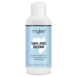 Mylee 100% Reines Aceton, UV Nagellackentferner - Entfernt Nagellack, Gel Nagellack, Acryl, Nageltips und Tipkleber (300 ml) 300 ml (1er Pack) Angebot bei HelloDeals