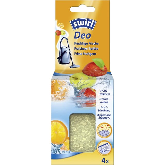 Swirl Deo-Perlen für Staubsauger – lang anhaltender Frischeduft, mindert unangenehme Gerüche, verschiedene Duftvarianten, einfach anzuwenden, ideal für Tierhaushalte Fruchtige Fische