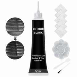 TaimeiMao Leder Reparatur Set,50 ml Lederreparatur Creme,Leder-Restaurator,Lederreparatur Füller,für Leder Restaurierung Risse Löcher,Sofas,Schuhe,Verschleiß Kunstleder Reparatur. Schwarz-A Angebot bei HelloDeals