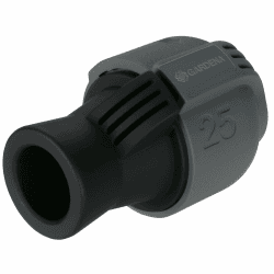 Gardena Sprinklersystem Verbinder: Verbindungsstück für Rohranschluss und für Direktanschluss an Hausinstallation, 25 mm x 3/4 Zoll-Innenewinde, Quick&Easy Verbindungstechnik (2761-20) Verbinder 25 mm x 3/4"-Innengewinde Angebot bei HelloDeals
