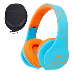 Kinder Kopfhörer, PowerLocus KinderKopfhörer Bluetooth mit 85dB Lautstärkebegrenzung, Faltbar mit Tragetasche, Kopfhörer Over Ear Kabellose und Kabel mit Mikrofon, Micro-SD-Modus für Handy, PC, Tablet Orange Angebot bei HelloDeals