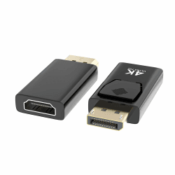 2 Stücke Displayport auf HDMI,4K DP auf HDMI,HDMI Displayport Adapter,HDMI zu Displayport,Adapter Displayport auf Hdmi,Displayport auf HDMI Adapter,DP auf HDMI Adapter für Dell,Lenovo,HP,GPU,AMD 2 4K Angebot bei HelloDeals