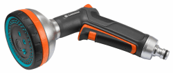 Gardena Premium Multibrause: Gartenbrause zum Bewässern und Reinigen, 5 Sprühbilder, Schmutzsieb, Dauerarretierung, robust, Frostschutz (18317-20) Premium Single Angebot bei HelloDeals