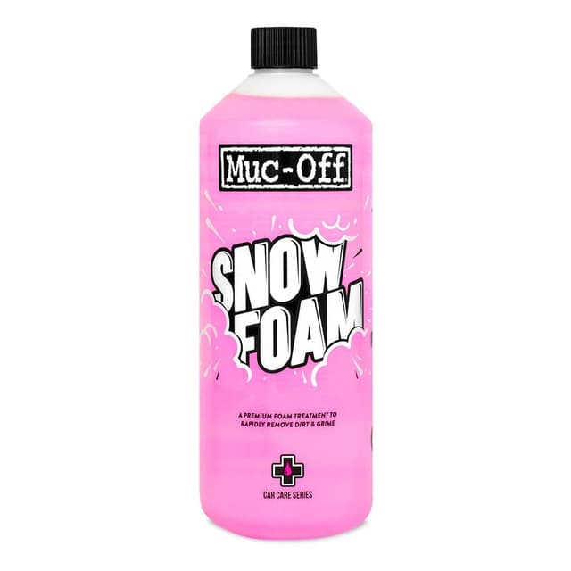 Muc Off Snow Foam Fahrradreiniger Auto Reiniger Motorrad Reiniger, 1 l - Premium, Biologisch Abbaubares Vorbehandlungs Reinigungsmittel Für Autos, Motorrädern und Fahrräder - Duft: Cranberry Crush 1 l (1er Pack)