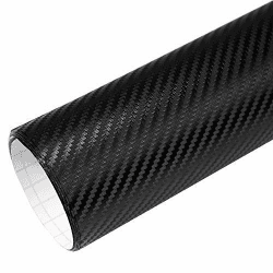 Rapid Teck® 5,26€/m Premium 3D Carbon Schwarz - 2m x 1,52m - Blasenfrei mit Luftkanälen - Auto Folierung - Car Wrapping Folie - Schwarze Folie Auto 2m x 1,52m 3d Carbon Schwarz Angebot bei HelloDeals