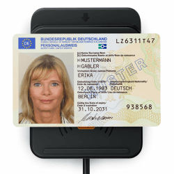 CSL - Personalausweis Lesegerät mit NFC - SmartCard Reader SIM Kartenlesegerät USB - Windows 11 - für den neuen Personalausweis Gesundheitskarte Bankkarten Chipkartenleser Angebot bei HelloDeals